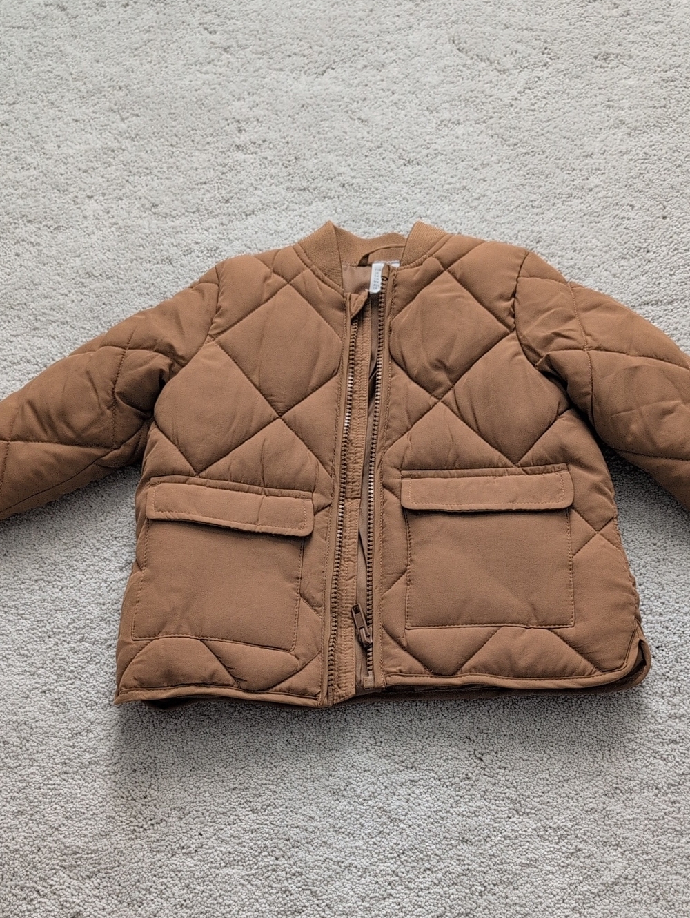 H&M Toddler Quilted Brown Puffer Jacket